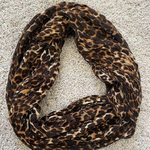 Express Leopard Print Scarf